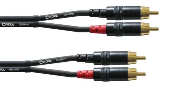 Picture of Cordial 2 x RCA uros - 2 x RCA uros -kaapeli 1.5 m