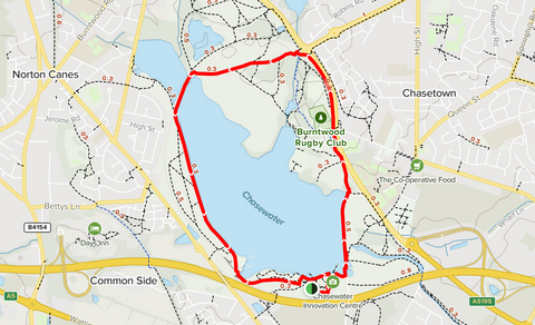 Chasewater Running Route
