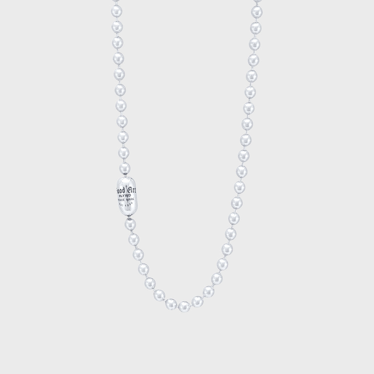 Poplock Ball Chain Necklace | Triple Cutout