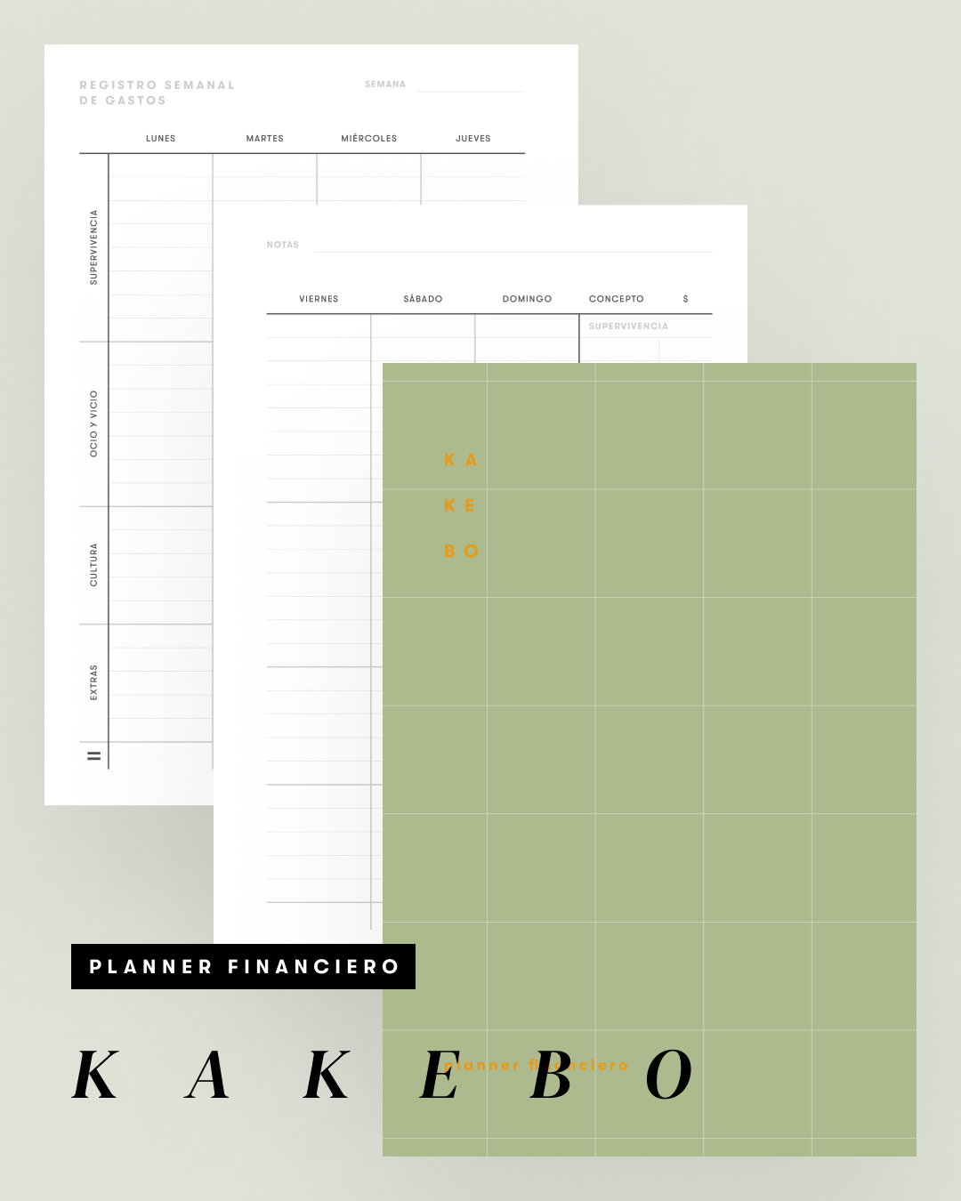 Planner financiero Kakebo – Sleepy Monday Estudio ®