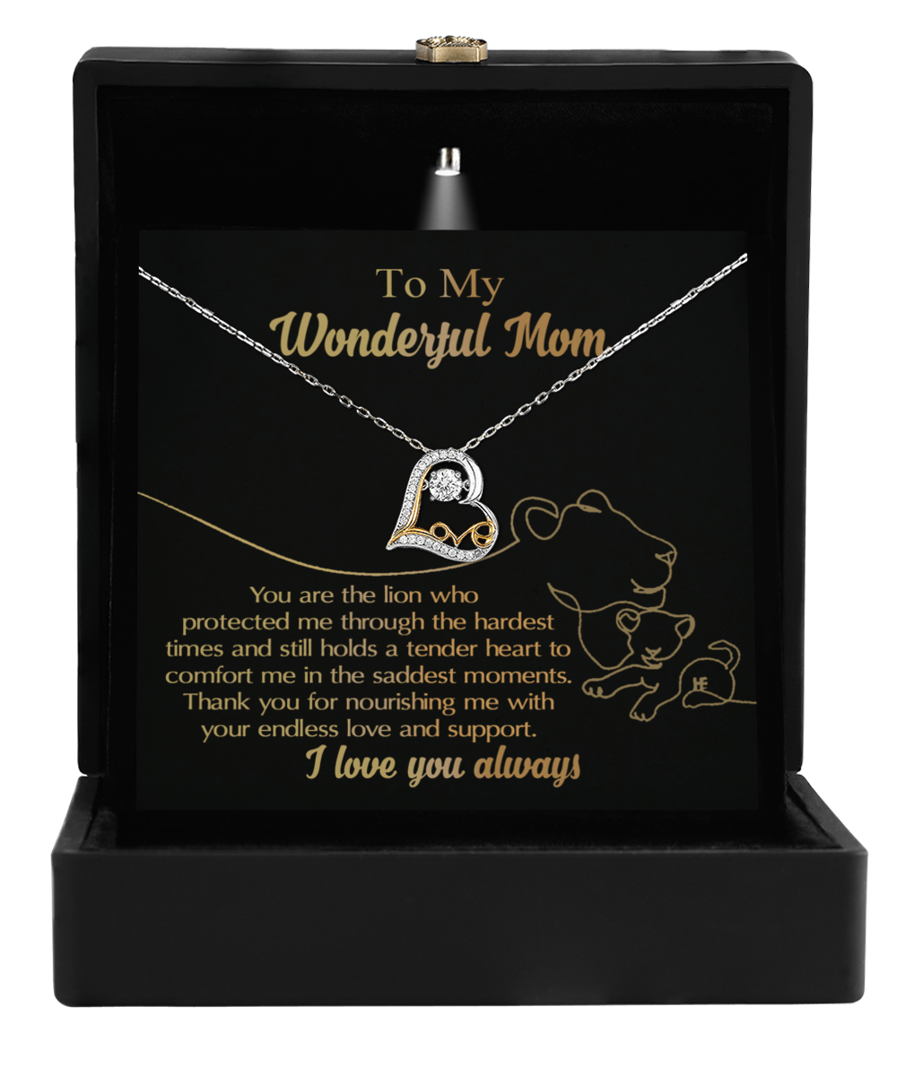 Lionhearted Mom - Love Dancing Necklace - Real Rad Boutique