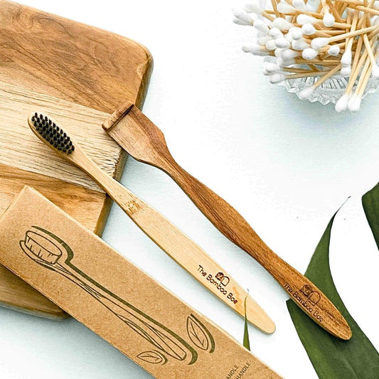 ZWS Essentials Tongue Scraper - Zero Waste Tongue Scraper - Brush With  Bamboo