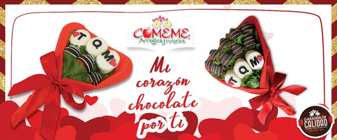 Ramo de fresas con chocolate comeme