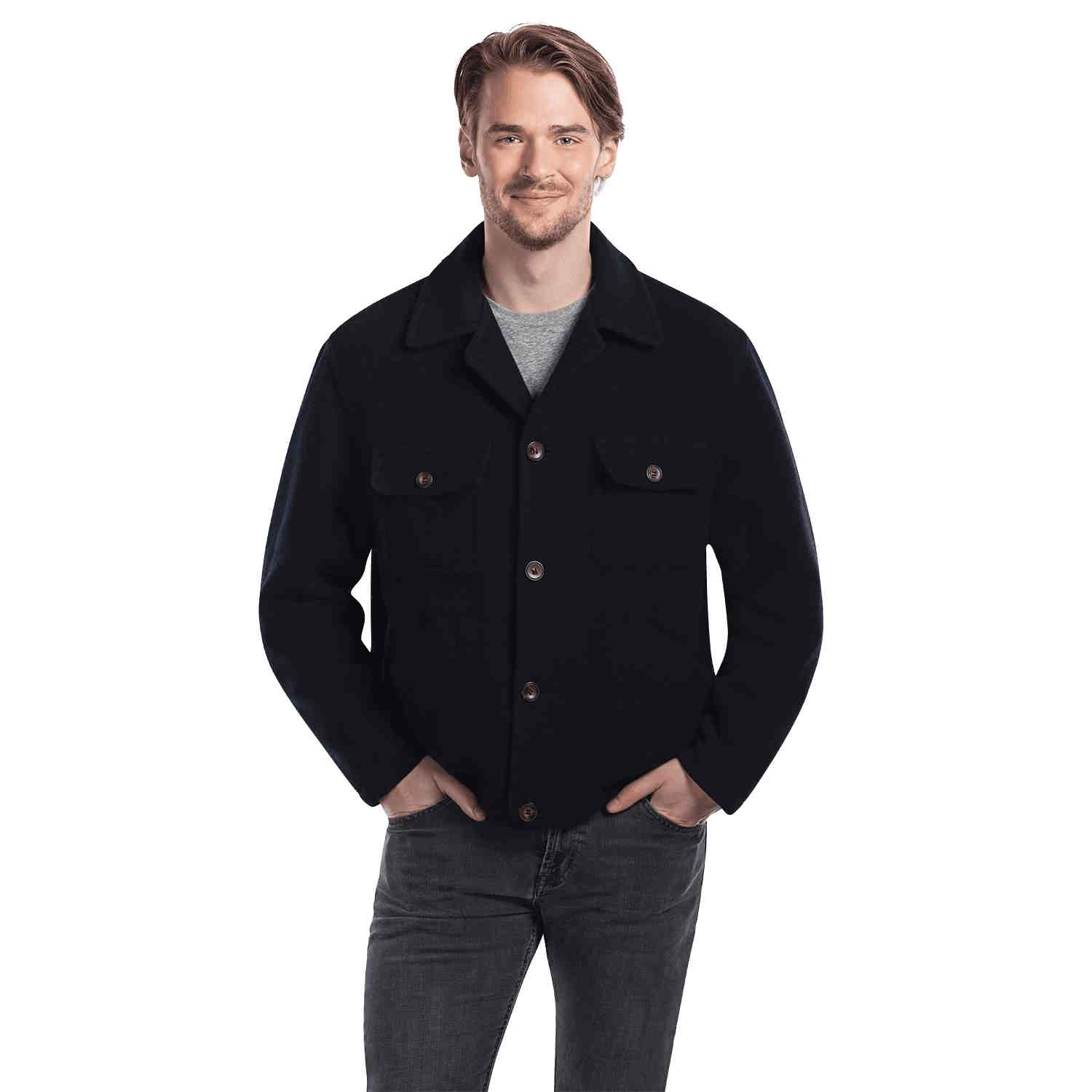 JK612 - Custom Melton jacket with quilted lining – Canada Sportswear Corp