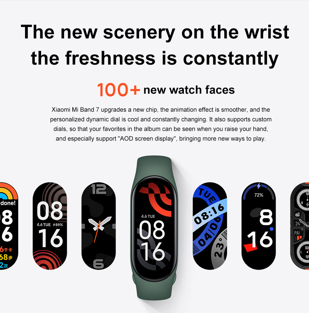 Mi Band 7 Watch Faces GoGadgets.pk