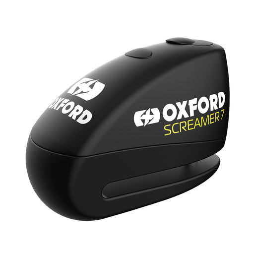Oxford Quartz XA6 Alarm Disc Lock Yellow/Black - Motorcycle