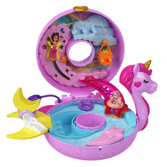 Polly Pocket Groom & Glam Poodle Compact Playset