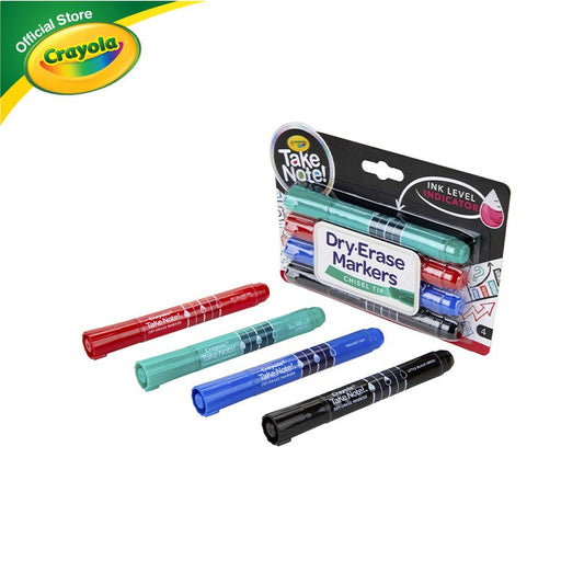 Crayola Take Note! Ultra-Fine Washable Felt-Tip Marker Pen, 6 Count, PK3  586532