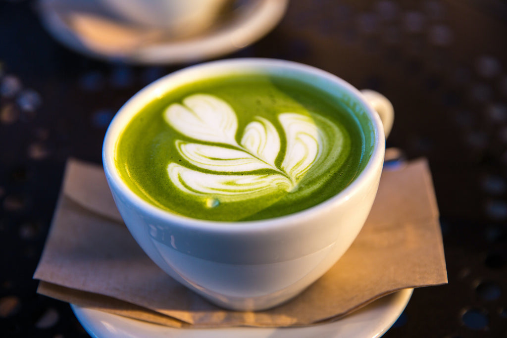 Matcha lattes