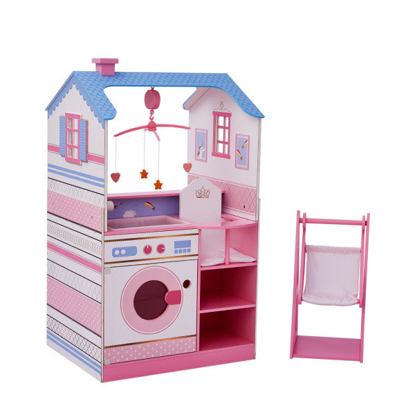 Polka Dots Little Princess Baby Doll Changing Station with Storage, Pink &  Gray, 1 - Harris Teeter