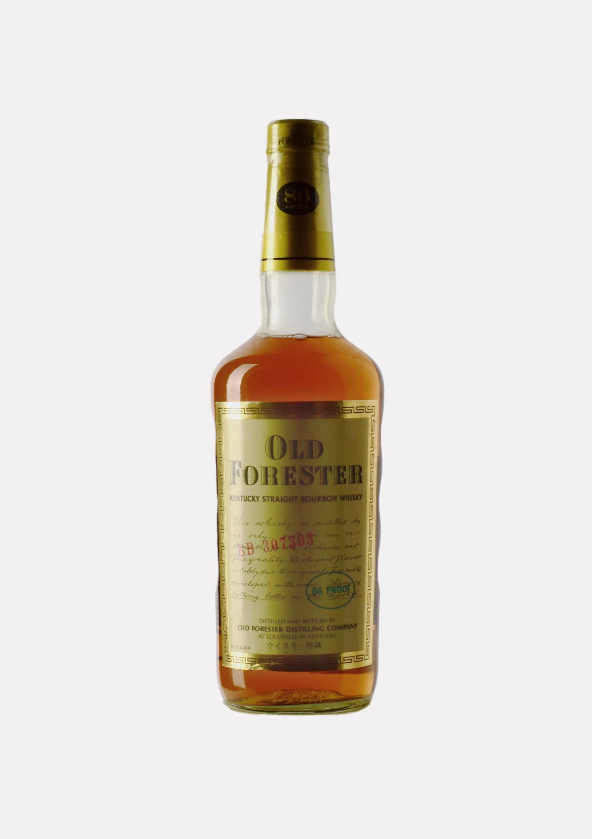 Old Forester Kentucky Straight Bourbon Whiskey