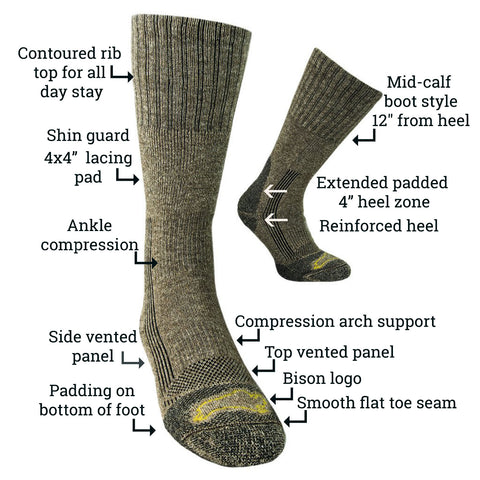 Technical boot sock