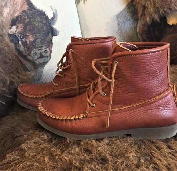 bison skin boots