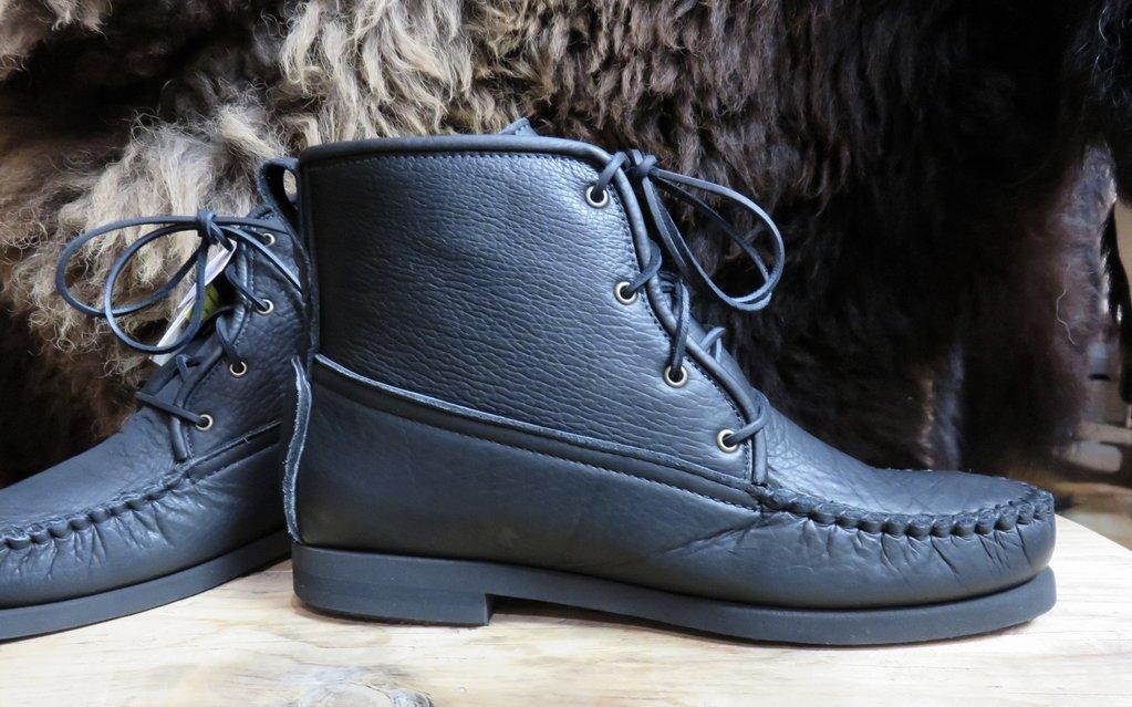 Custom Bison Leather Chukka boots