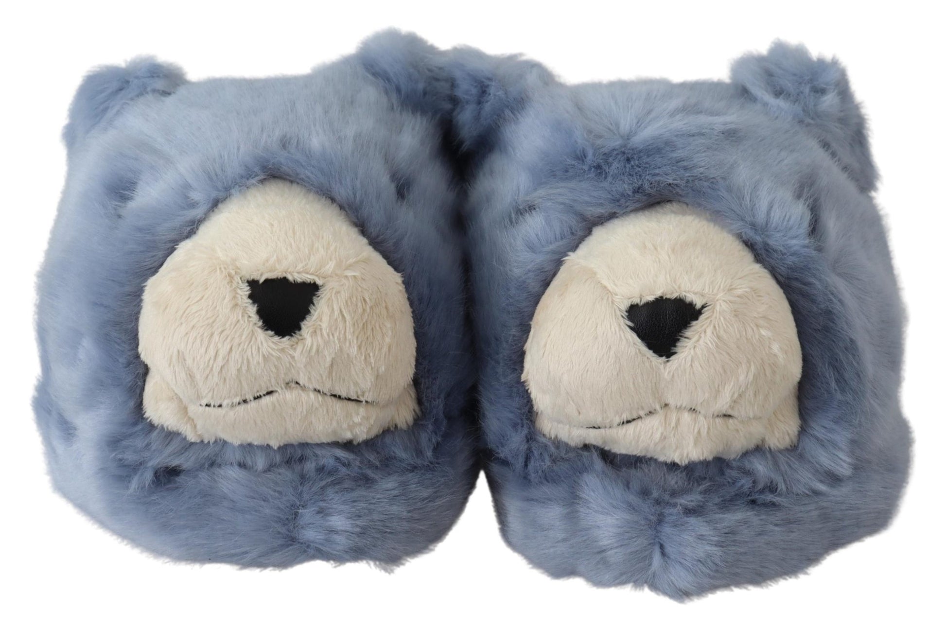 Dolce & Gabbana Blue Teddy Bear Slippers Sandals Shoes – fashion brands  direct