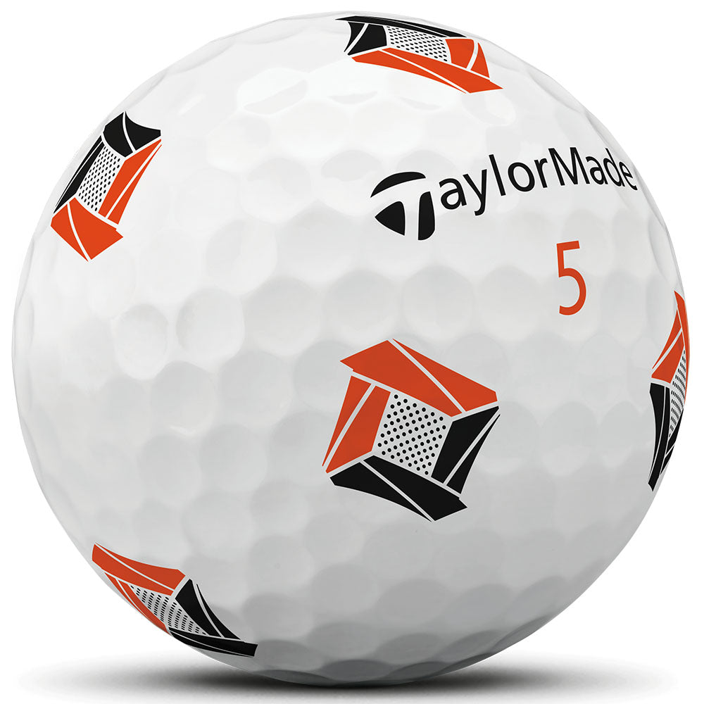 TaylorMade TP5x Pix 3.0 Golf Balls - White - 3-Ball Sleeve