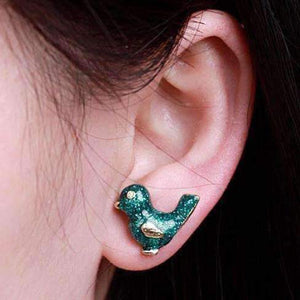 Feshionn IOBI Earrings Perrie Birds Stud Earrings