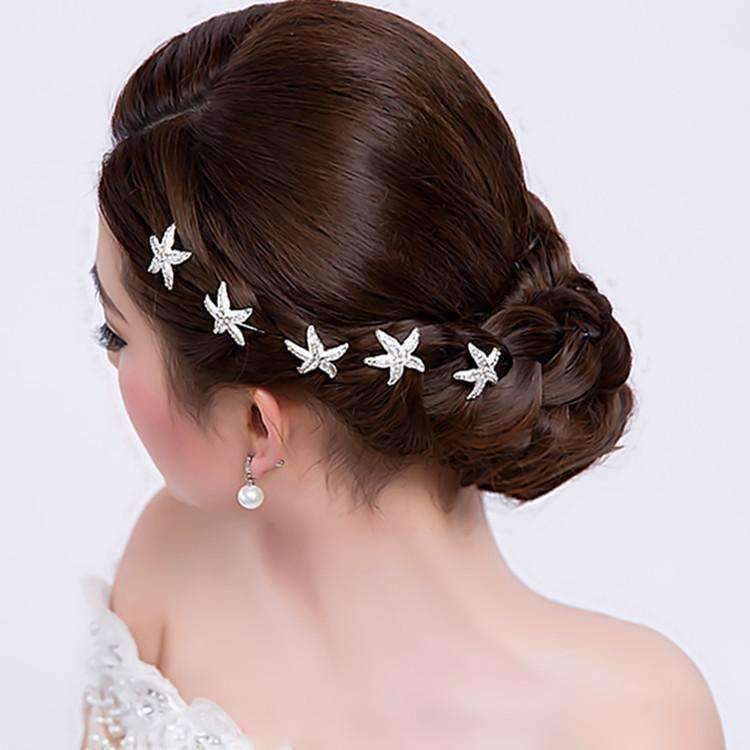 starfish hair pins