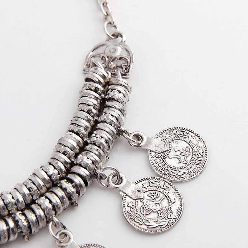 Noble Roman Dangling Coin Bracelet or Set