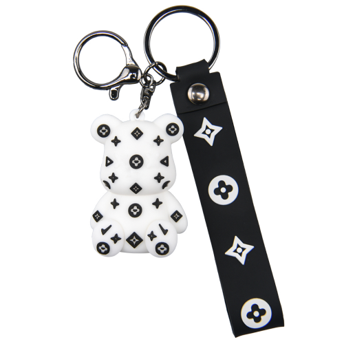 LV Black Bear Brick Keychain – Charm Popper