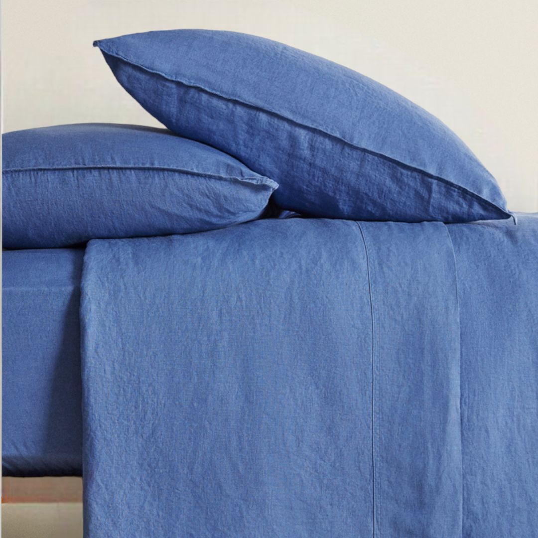 Juego De Sábanas Azul Cama 160x190/200 Cm Don Descanso Gea con Ofertas en  Carrefour