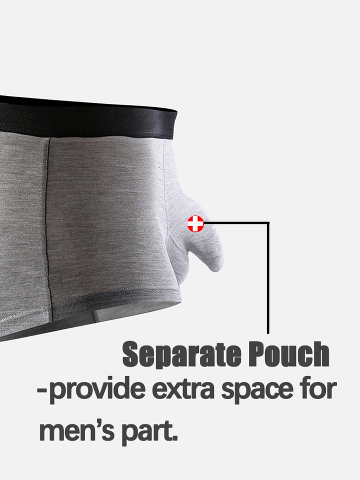 3 Pack Modal Dual Pouch Mens Underwear | Mr Saker
