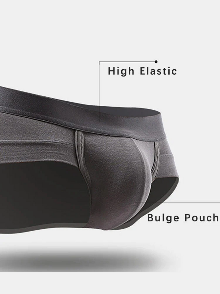 4 Pack Bulge Ball Support Pouch Modal Men's Briefs – Mr Saker