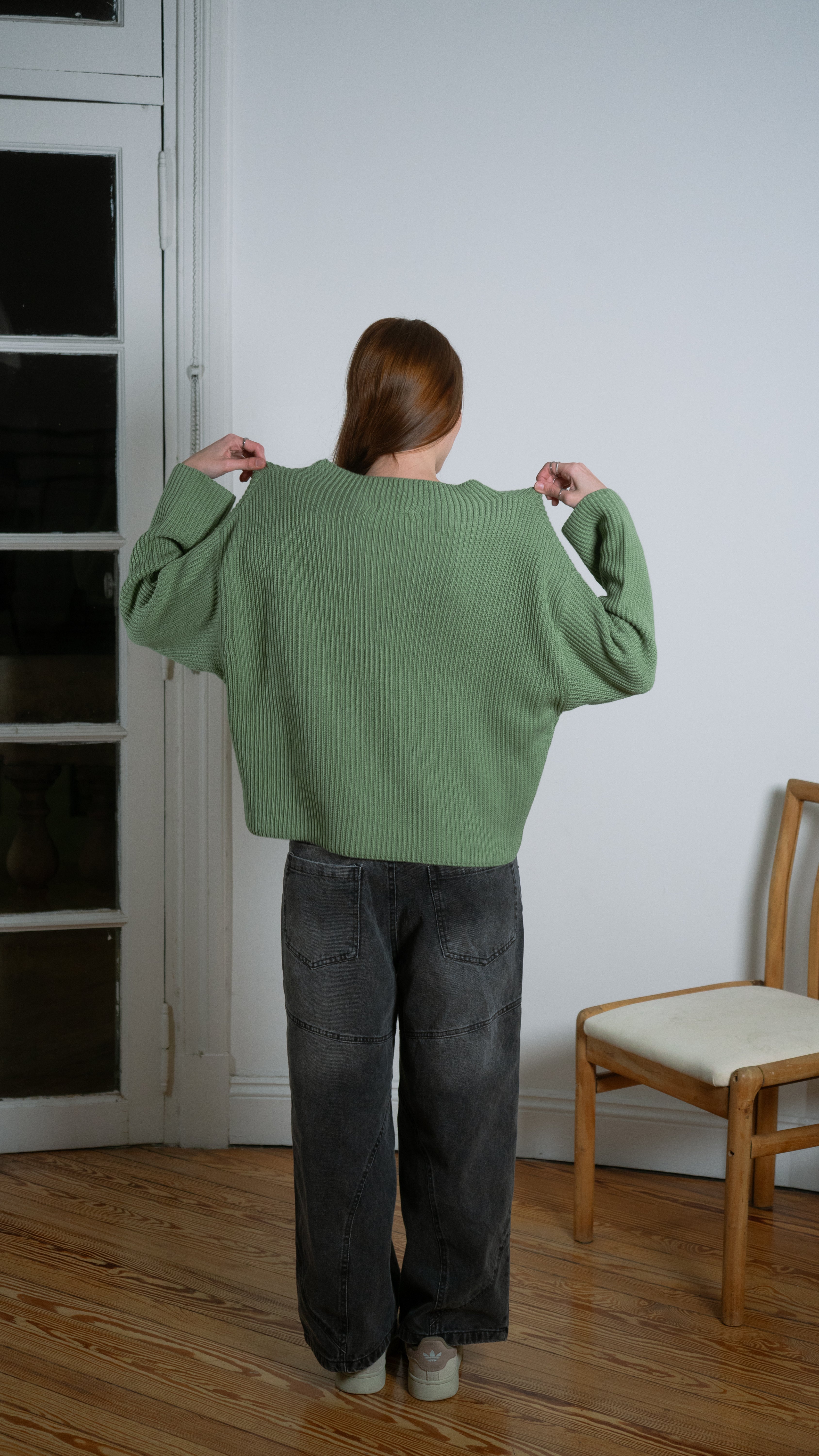 Sweater "Signature" Verde S25 - NAZ08890