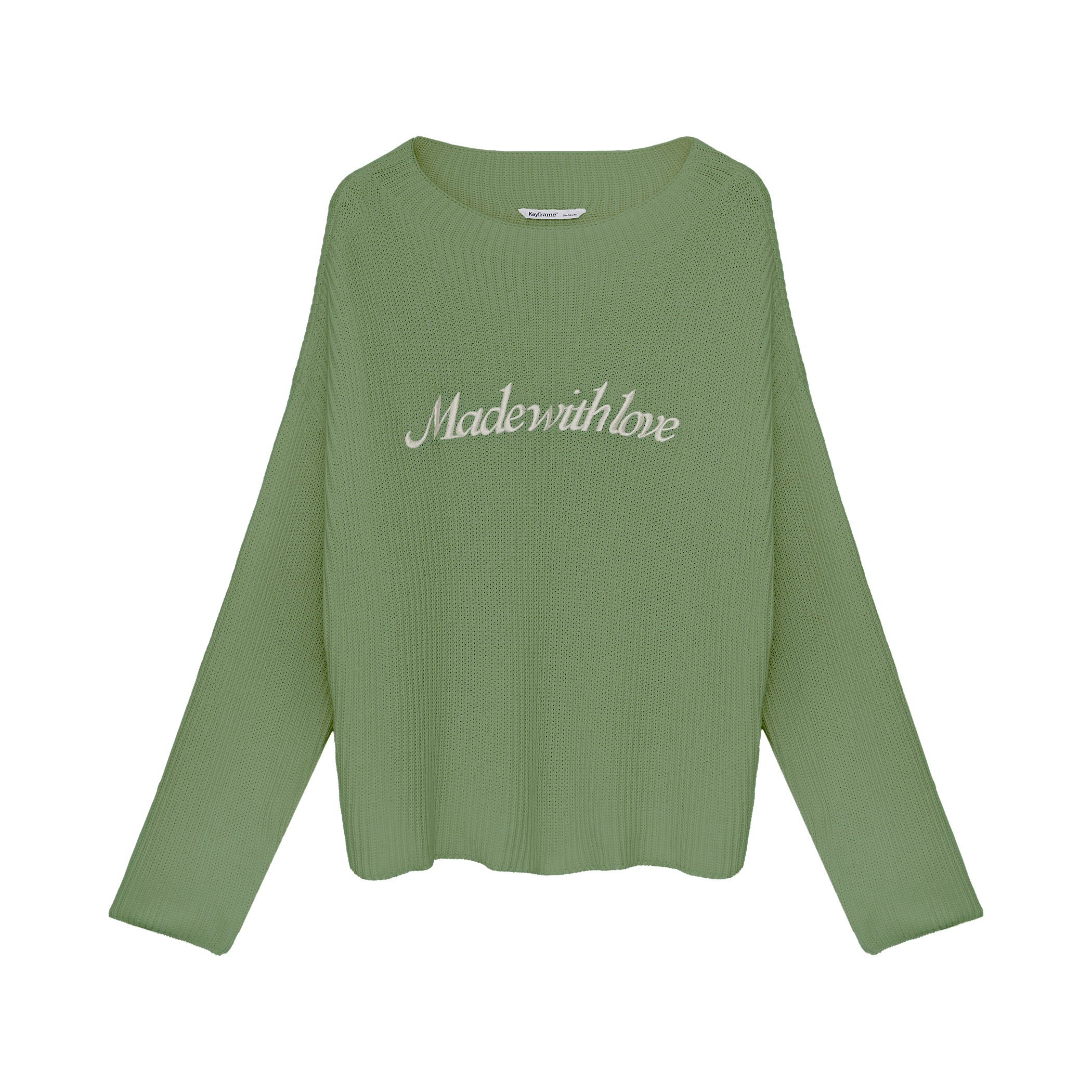 Sweater "Made with love" Verde S25