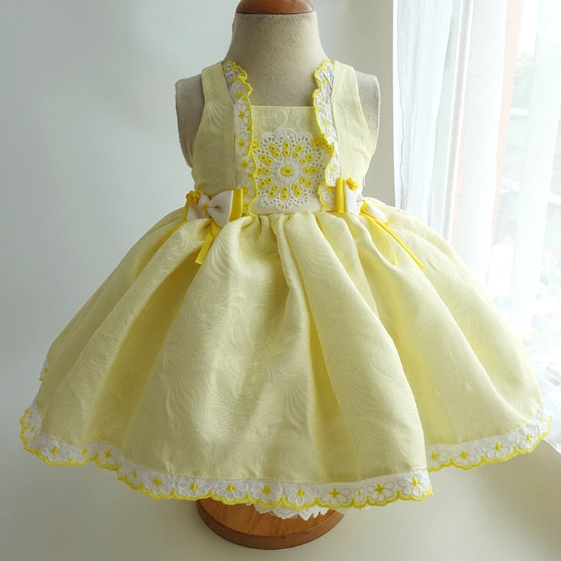 Yellow Spanish Style Spring Dress