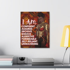 Badass Warrior Woman Affirmation I am Confident