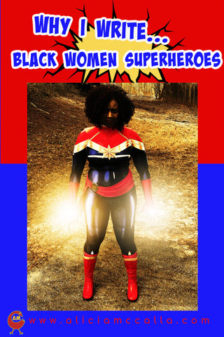 Alicia McCalla Author and Writer of Superhero Fiction Featuring Black Women