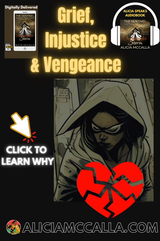 Broken hearted Black Woman Superhero Vigilante this Explains Why Chosen By Storm features Grief, Injustice and Vengeance