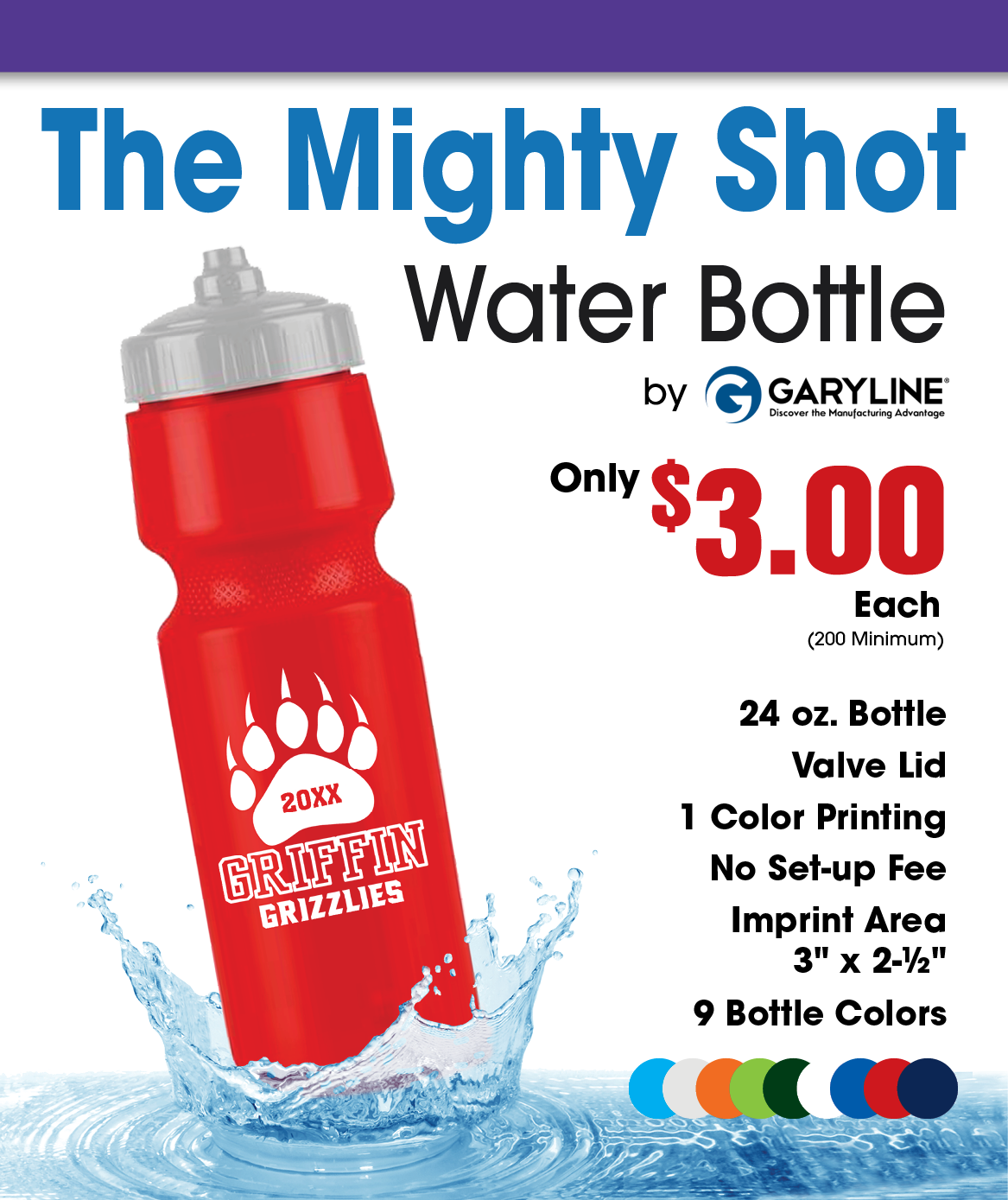 The Mighty Shot Waterbottle