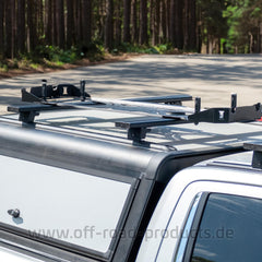 ORP4x4 universal sand board holder mounted on the vehicle roof