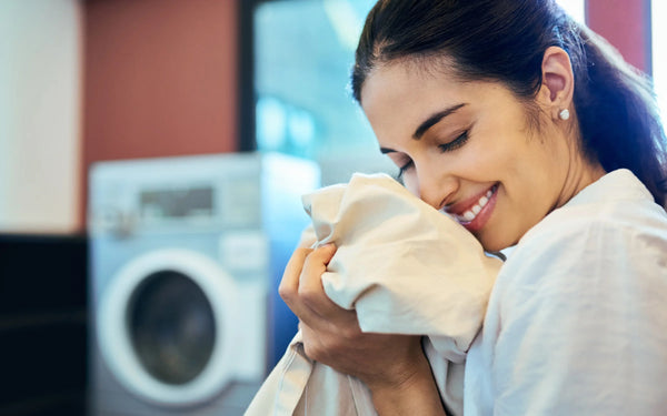 Linge avec une fragrance de lessive