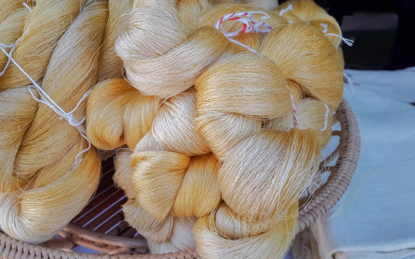 Tissage artisanal de la soie