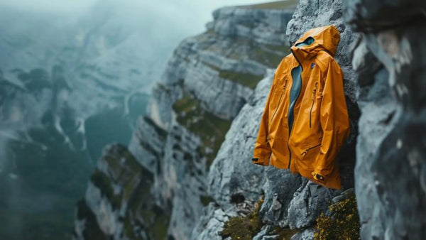 Veste imperméable en polyamide respirant pour activités de plein air