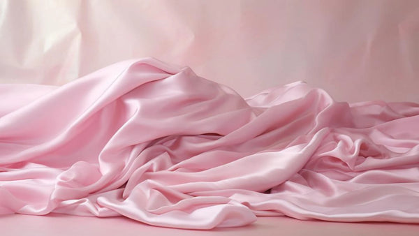 linge de lit drap de soie rose 22 momme