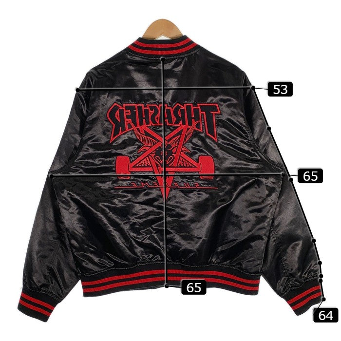 SUPREME シュプリーム 21AW THRASHER スラッシャー Satin Varsity