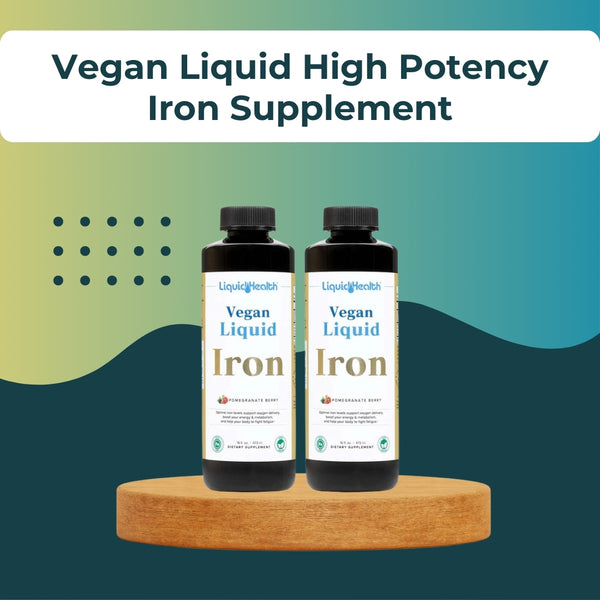 Vegan Liquid High Potency Iron Supplement