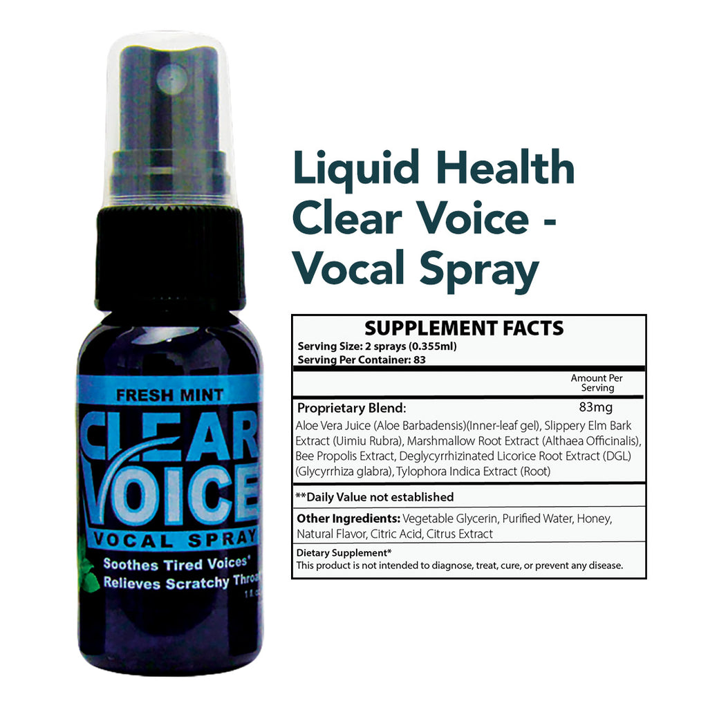 Vocal spray