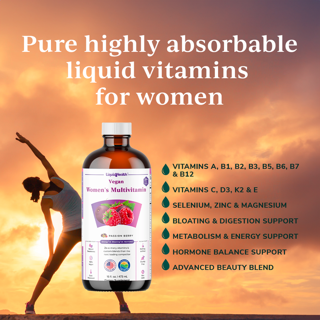 Liquid Health's New Vegan Women's Multivitamin