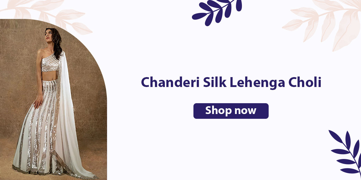  Chanderi Silk Lehenga Choli