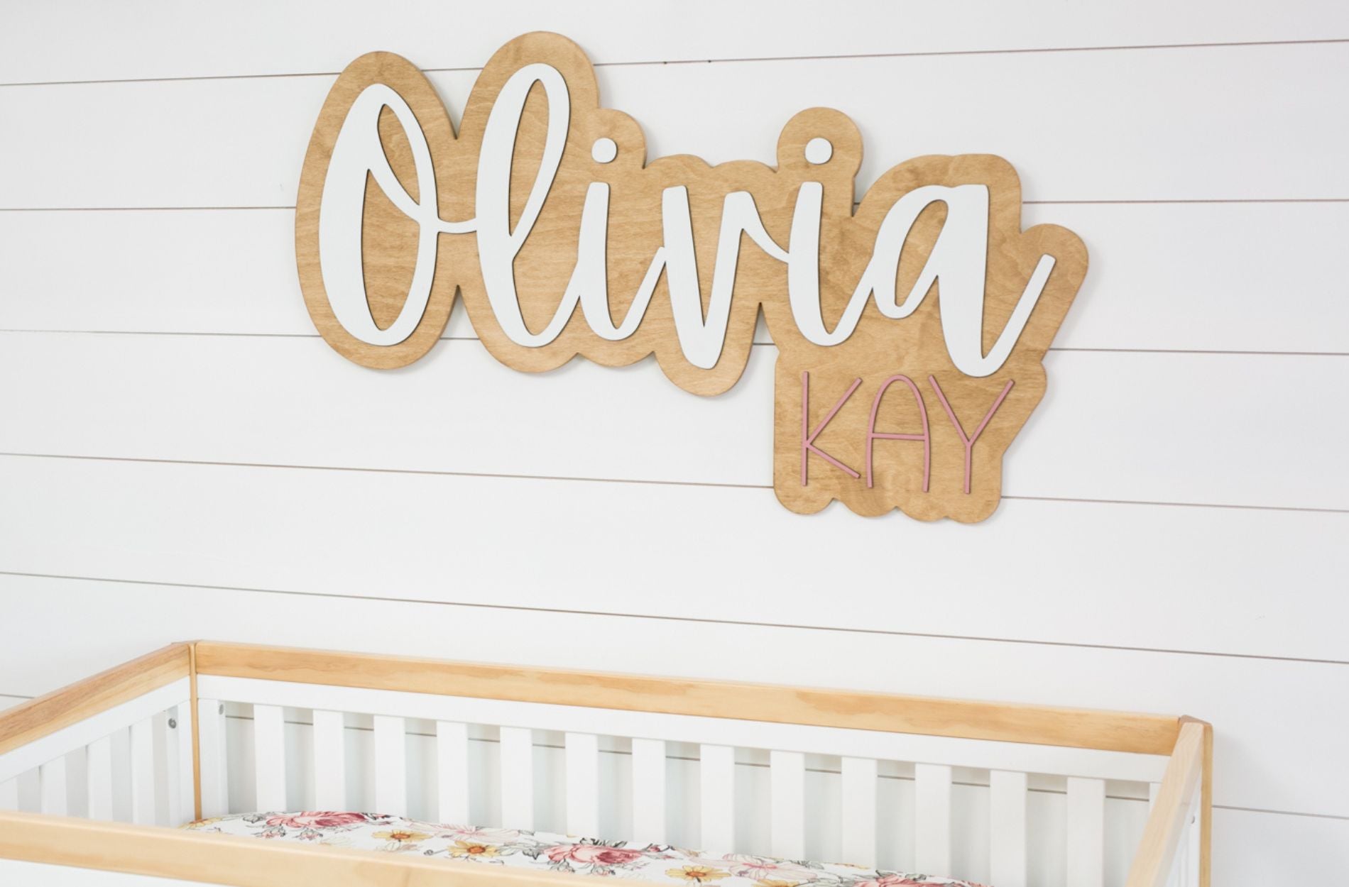 The Olivia Bubble Wood Sign / Personalize Your Babies Name for Nursery ...