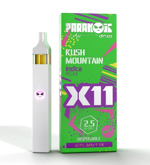 X11 Disposable Vape Pen – Kush Mountain (Indica) – PureDozo