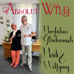 Hochzeit Heidi Zies und Wolfgang mit unseren HALB SO WILD SHIRTS