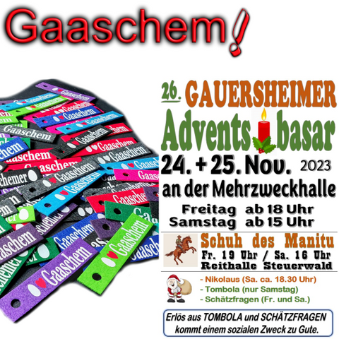 Gauersheimer Schlüsselbänder - Gaaschemer Schlüsselbänder und Adventsbasar