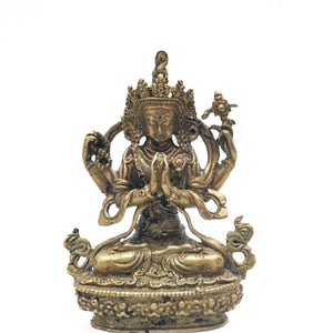 Brass Murti Statue - Local Women's Handicrafts