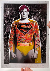 The Postman - Superman (A3 Hand-Finished Print)
